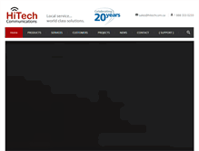 Tablet Screenshot of hitechcomm.ca